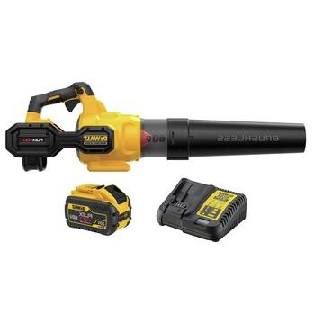 叶片鼓风机| Dewalt DCBL772X1 60V MAX FLEXVOLT无刷锂离子无绳手持式轴向鼓风机套件(3 Ah)